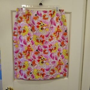 🌷Jones New York printed dressy skirt